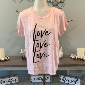 Victoria's Secret Pink Love Graphic Tee